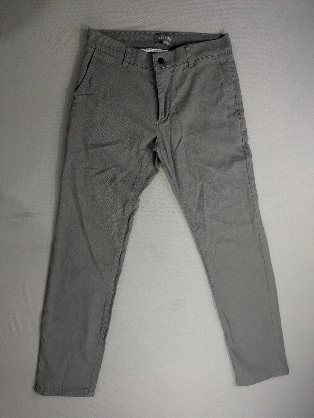 Ash & Erie Pants Mens 29x28 Chino Zip Fly Casual Pockets Preppy